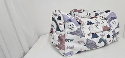 Neutral Dino Hospital Bag