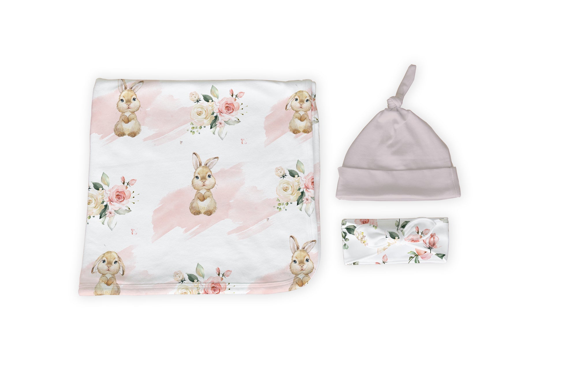 Bunny Blessing Swaddle Set image 0