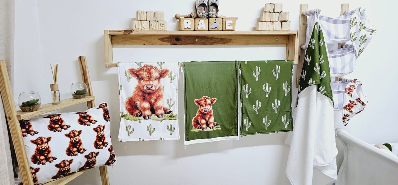 Olive Cactus Highlands Cow