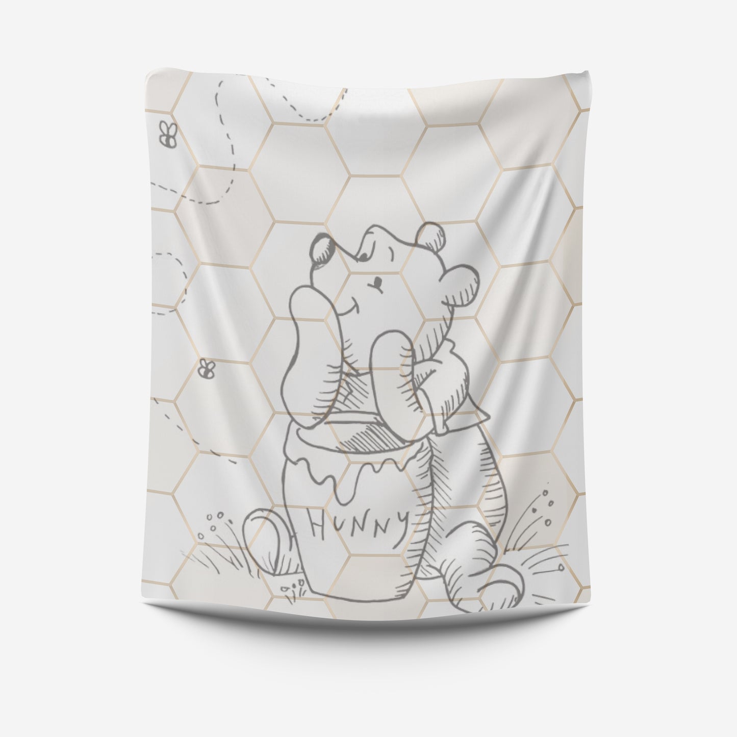 Winnie The Neutral Fleece Blanket image 0
