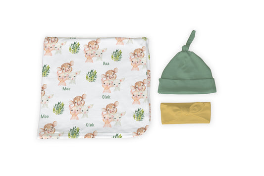Farm Life Swaddle Set image 0