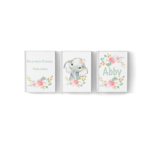 Ellie Floral Canvas image 0