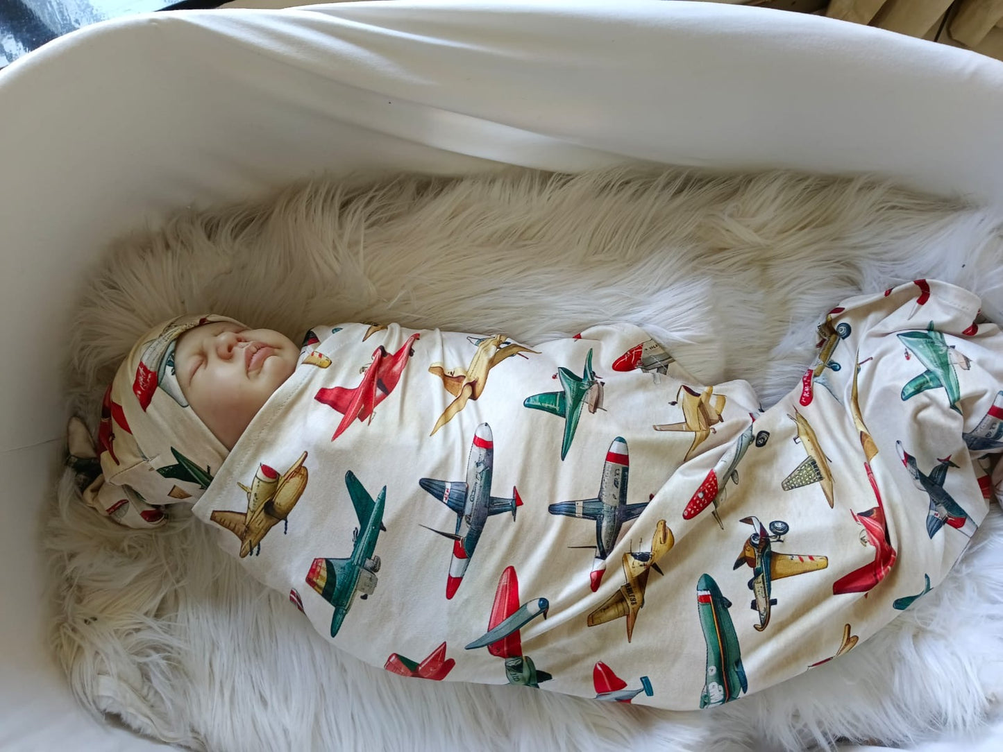 Bomber Boom Swaddle set