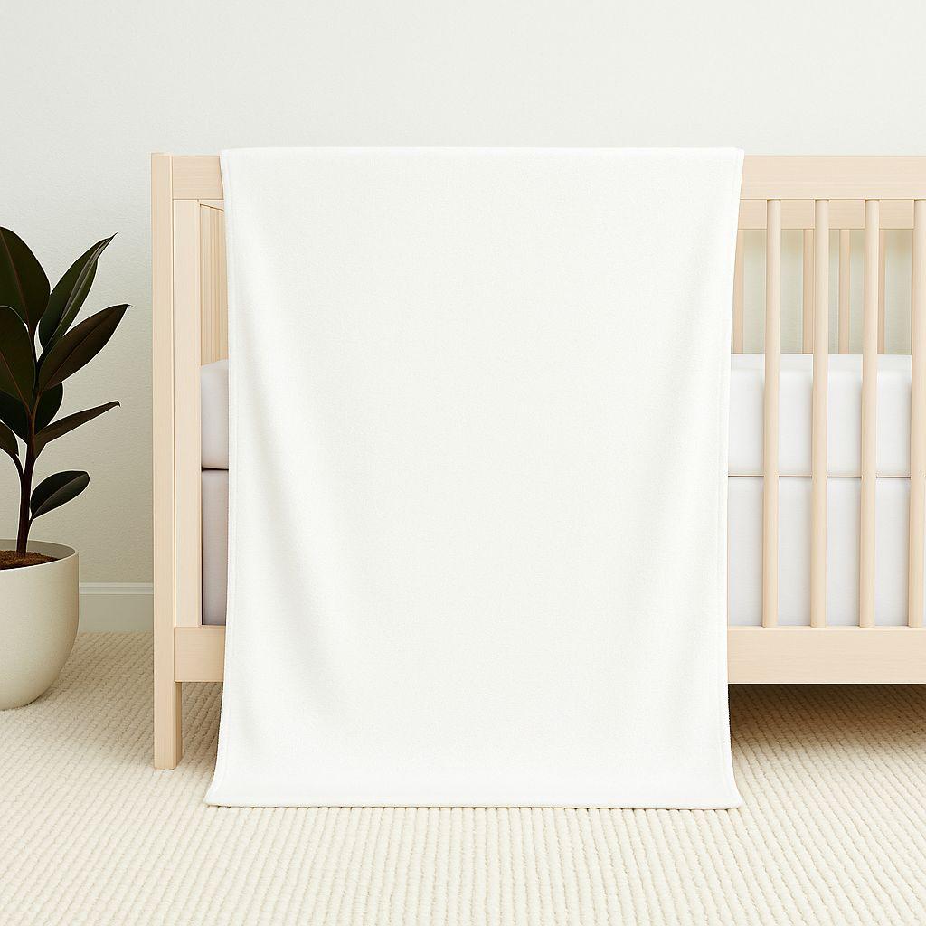 Custom nursery kids fleece blanket 