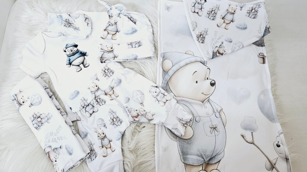 Baby Blue Sketch Winnie Hospital Kits