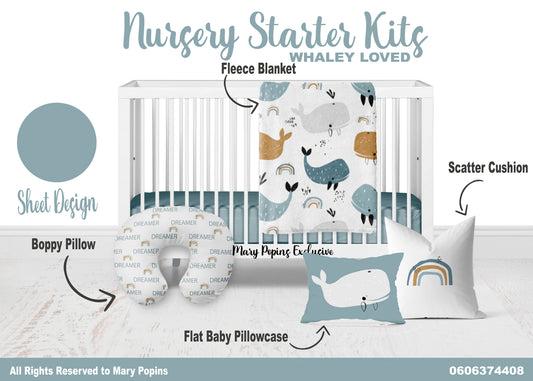 Whaley Loved Nursery Starter Kit - polyester blend - boy - newborn-to-toddler
