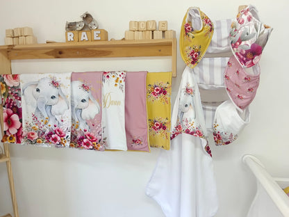 Mustard and Mauve Elephant Combo Deal