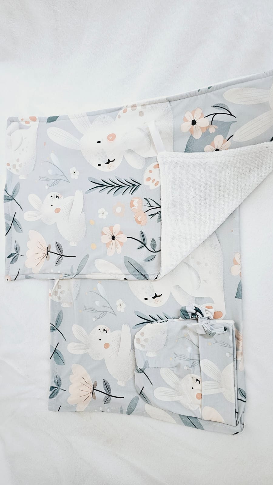 Blue Lily Bunny Swaddle image 2