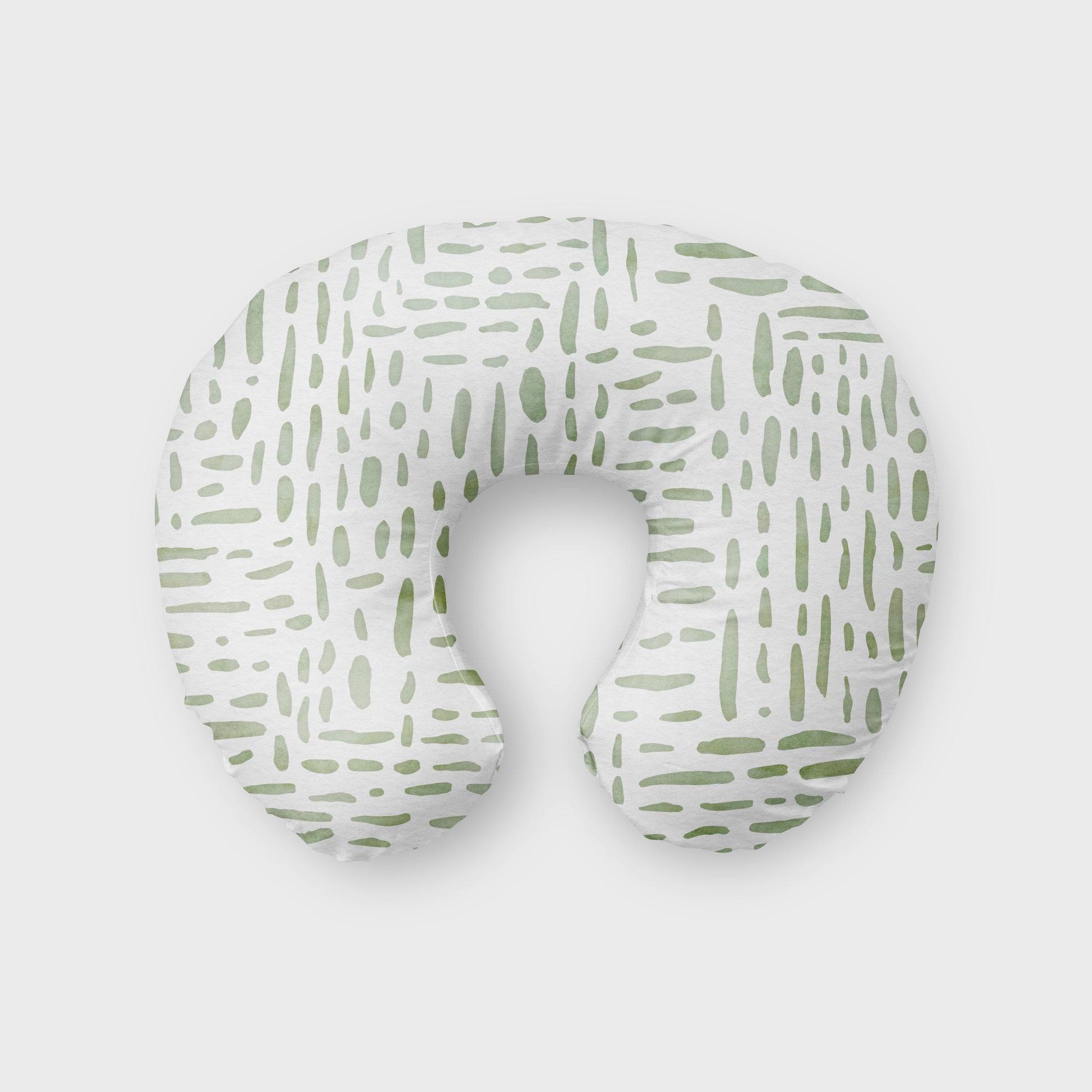 Smudge Watercolor Boppy Pillow image 0