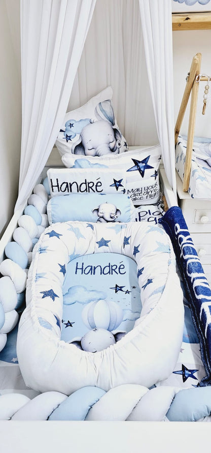 Blue Hot Air Balloon Elephant Combo Deals