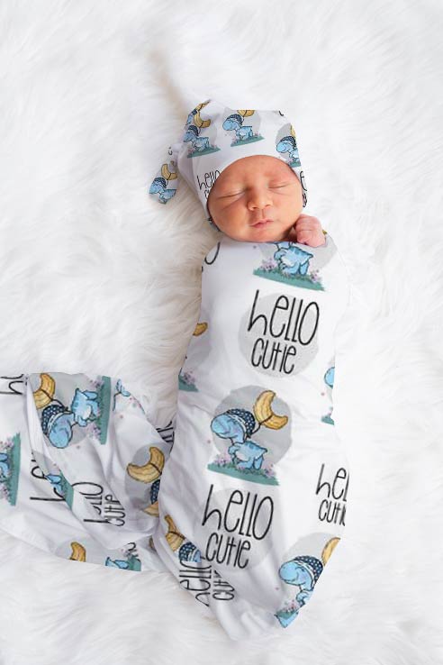 Hello Cutie Dino Swaddle image 0
