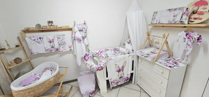 Lavender Fields Bunny Canvas