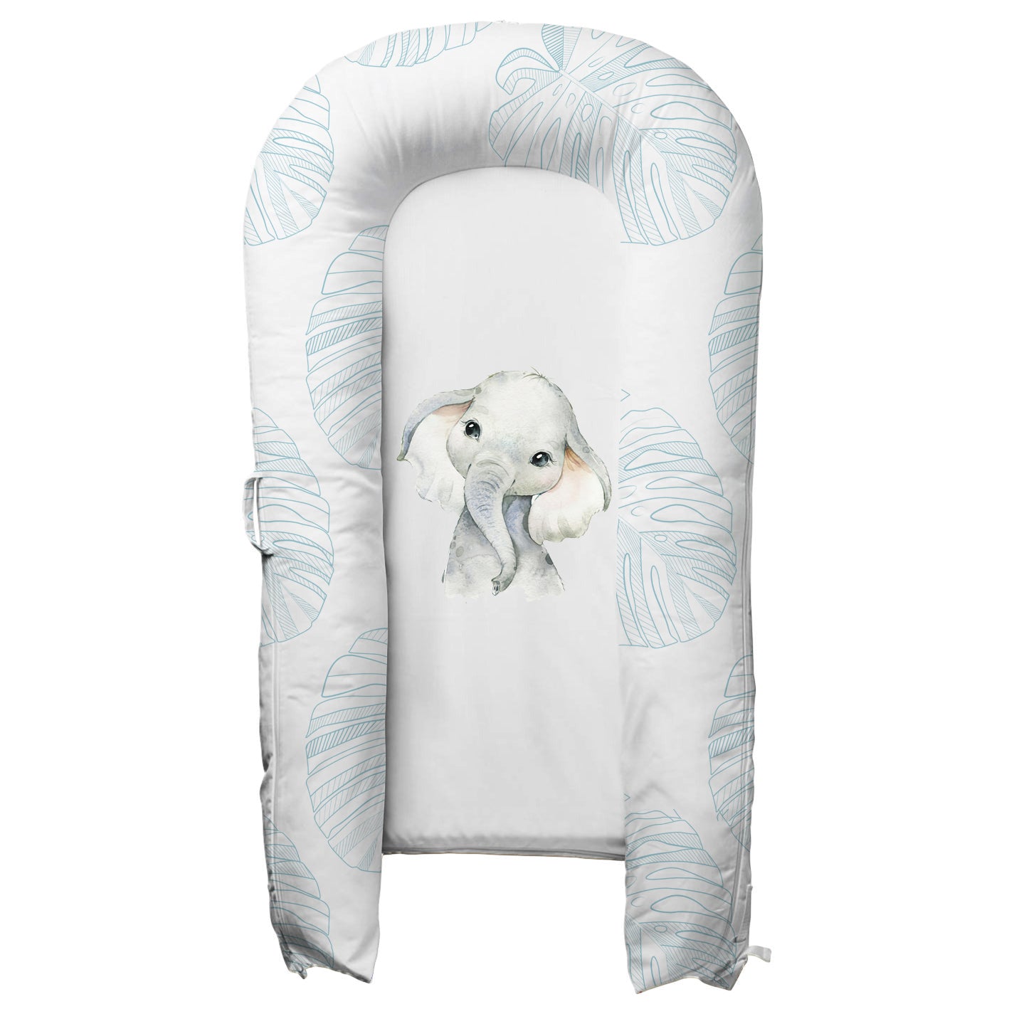 Pastel Jungle Safari Baby Nest image 0