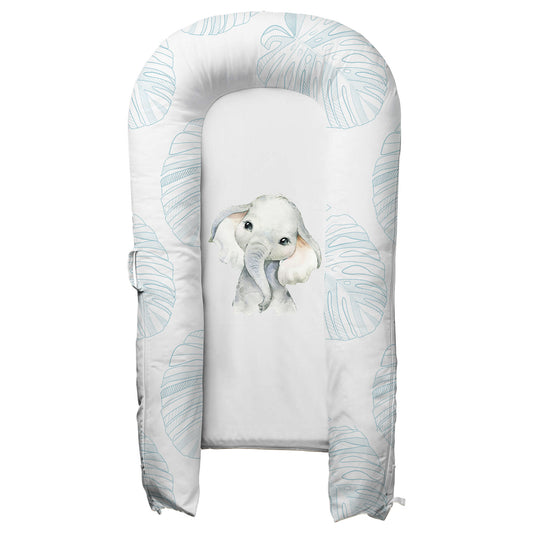 Pastel Jungle Safari Baby Nest image 0