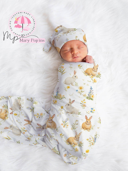 Blue Bottle Cuties Bunny Swaddle image 0