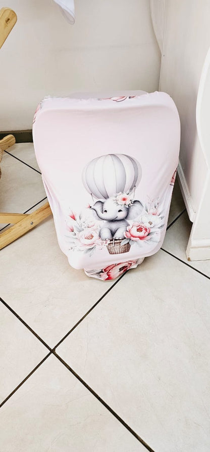 Soft Elephant Hot Air Balloon Car Chair Cover