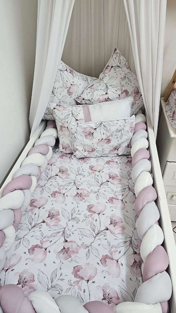Pink and Grey whimsical floral Combo Deal