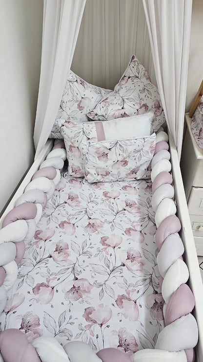 Pink and Grey whimsical floral Combo Deal