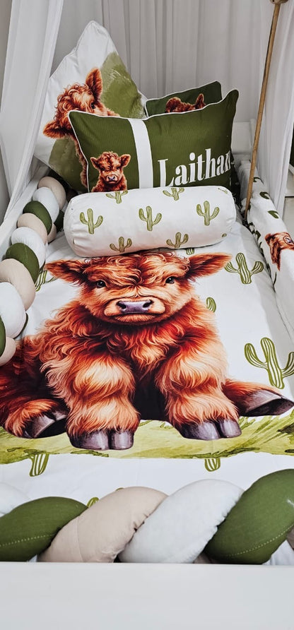 Olive Cactus Highlands Cow