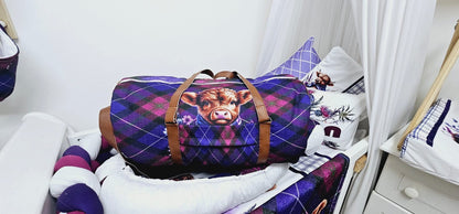Tartan Thistle Highlands Cow Hospital Bag