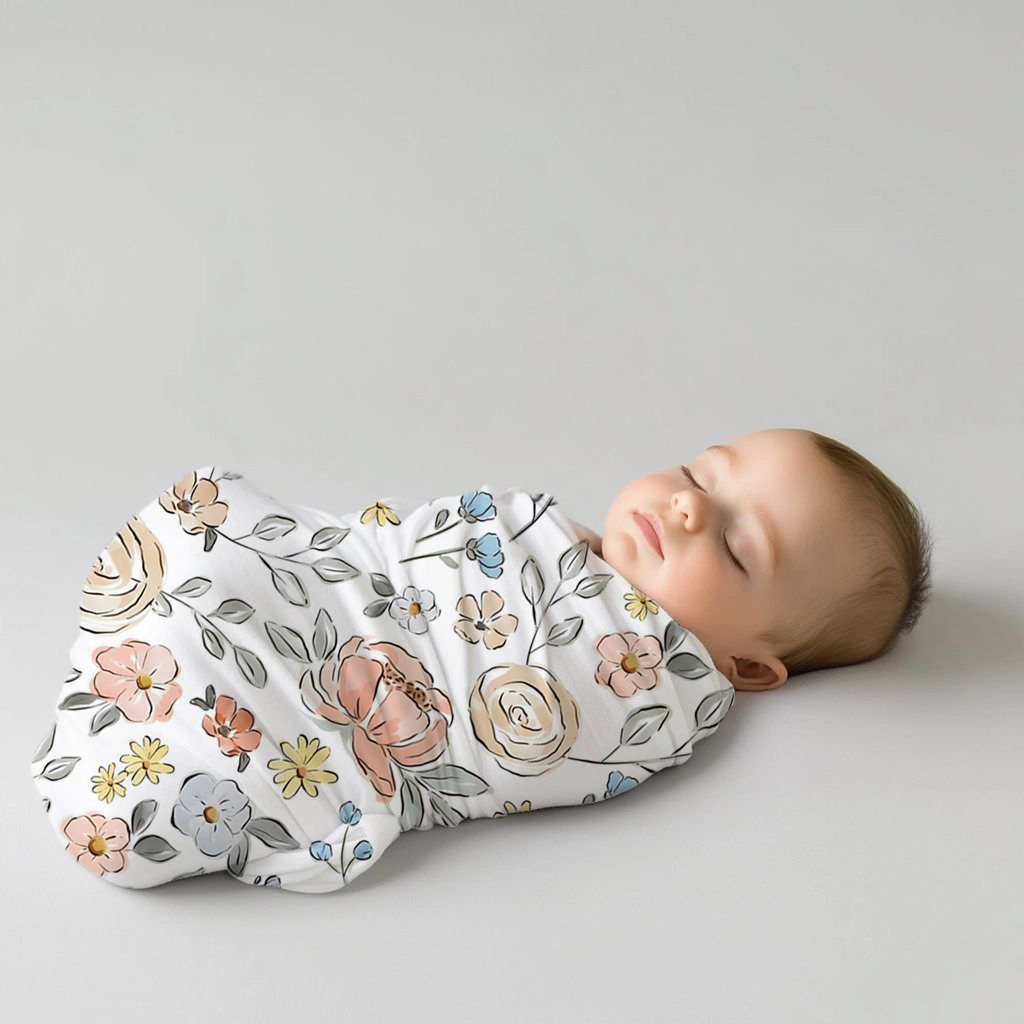 Subtle Blooms Swaddle Set image 1