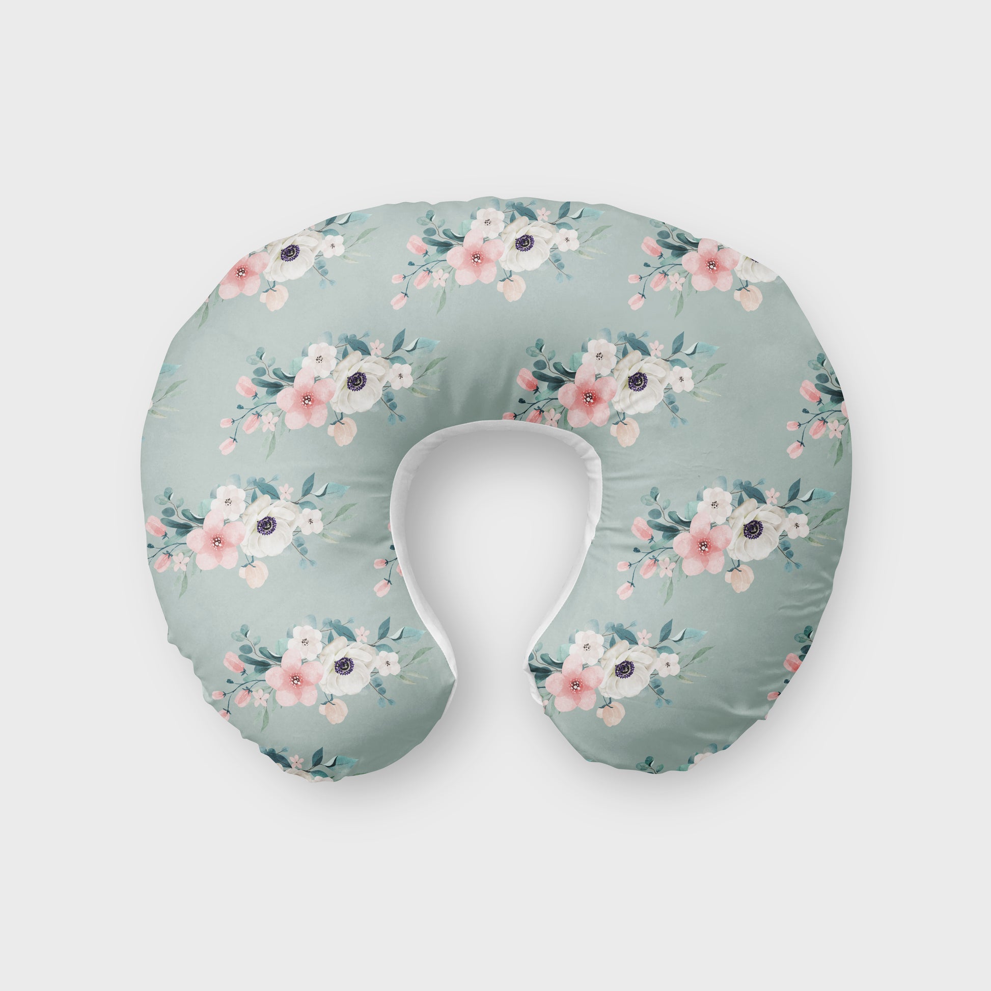Rainbow Floral Boppy Pillow image 0