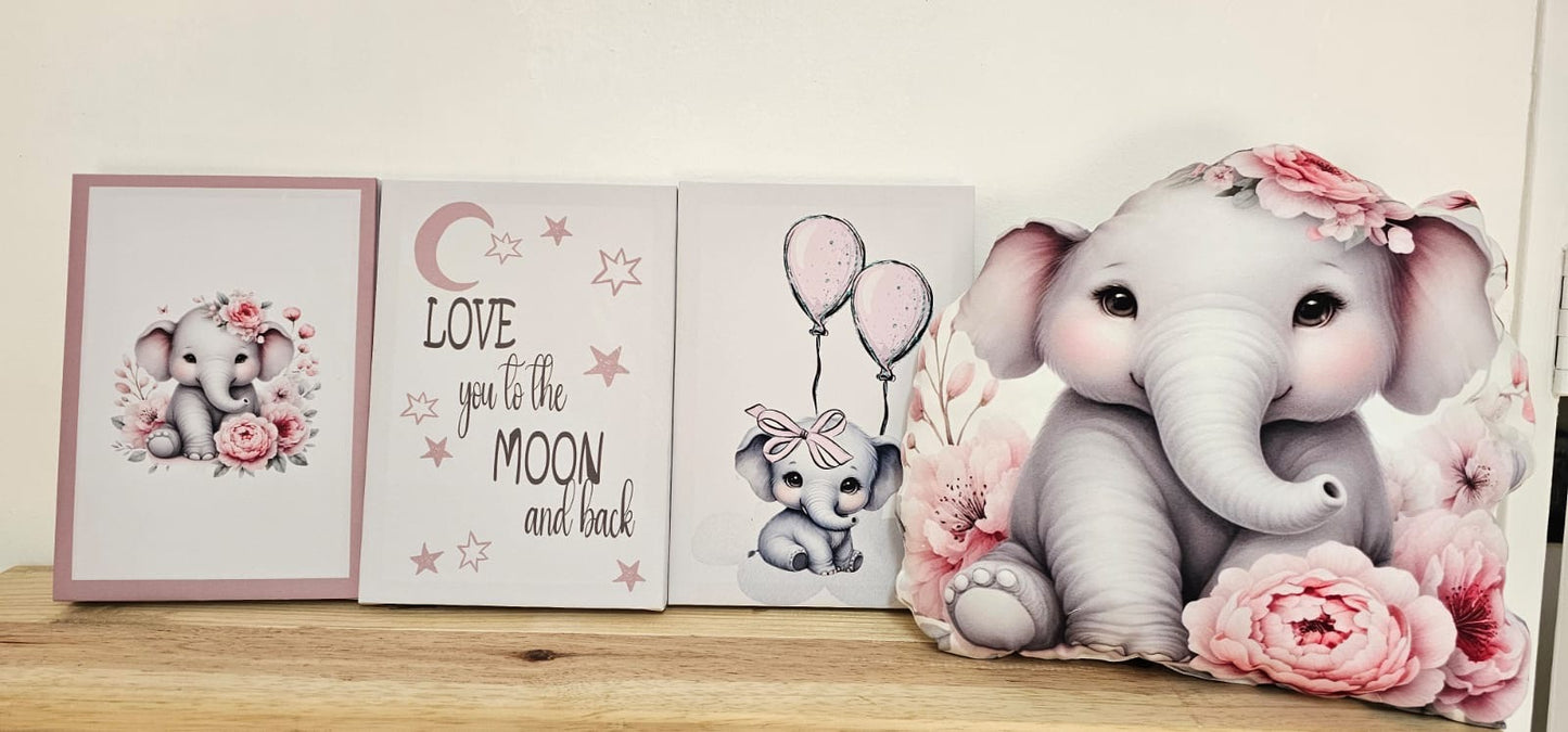 Pink Blossom Elephant Combo