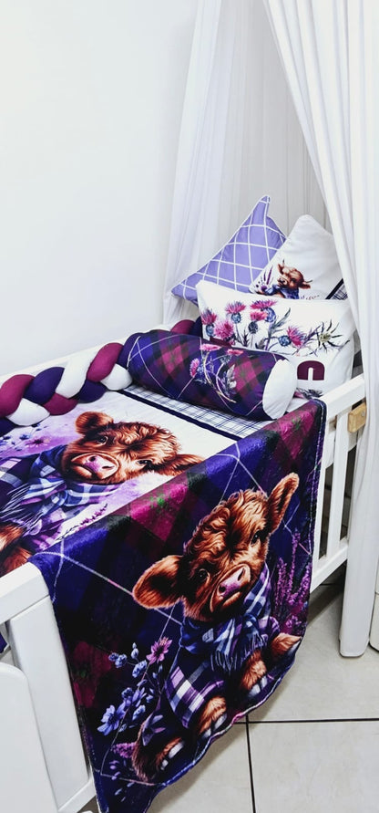 Tartan Thistle Highlands Cow Combo