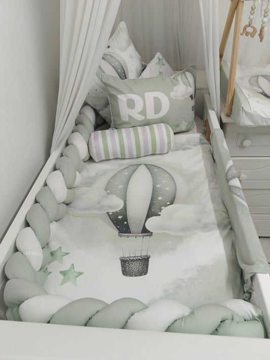 Soft Sage Hot Air Balloon Combo Deal