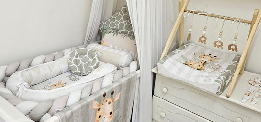 Soft Sage Giraffe Fleece Blanket