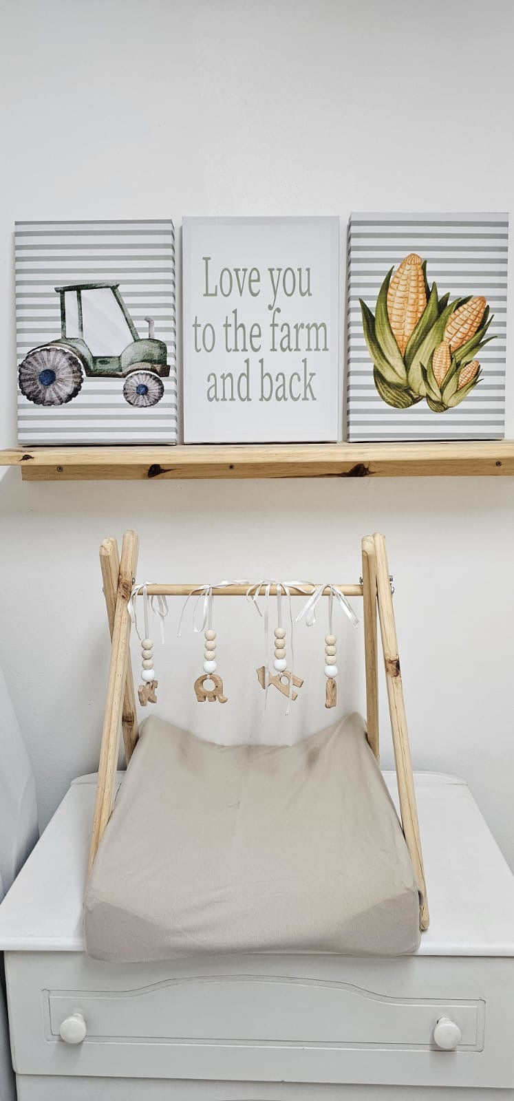 Neutral Tractor Canvas
