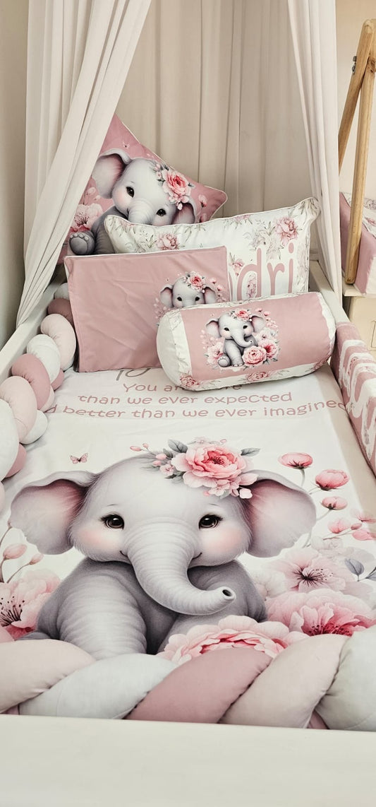 Pink Blossom Elephant Combo