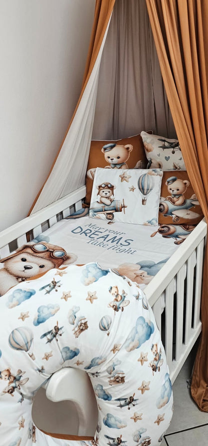 Vintage Rust Cot Canopy