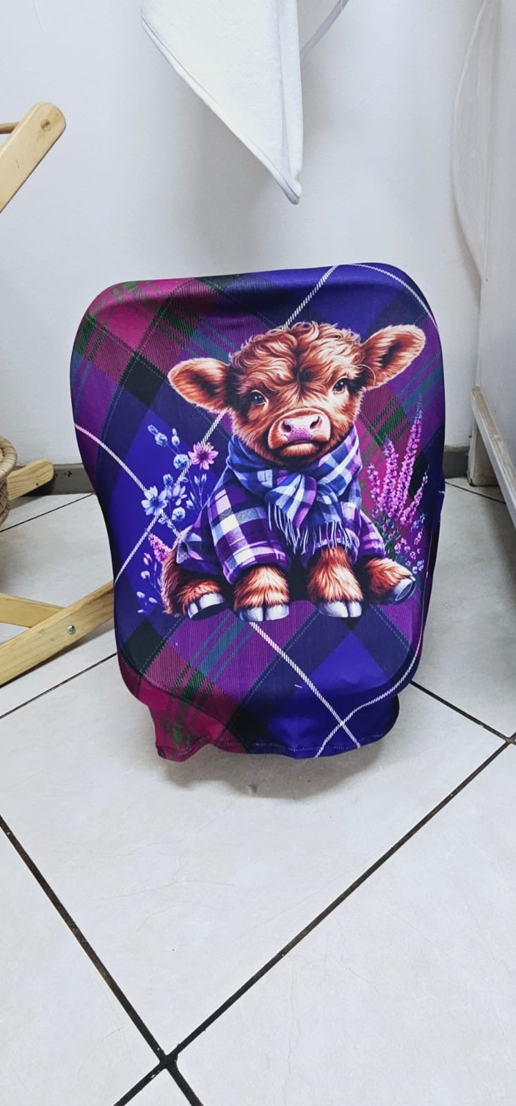 Tartan Thistle Highlands Cow Combo