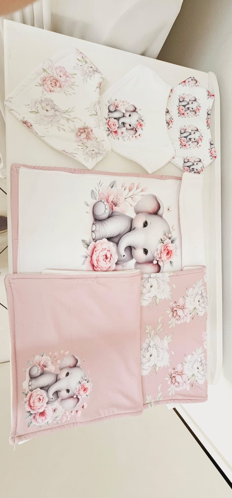 Pink Blossom Elephant Combo