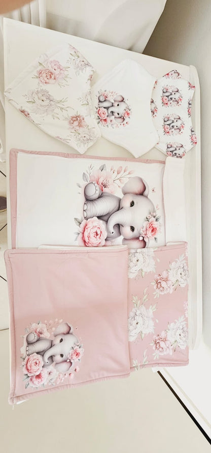 Pink Blossom Elephant Combo