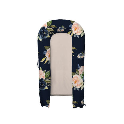 Blush and Navy Baby Nest image 