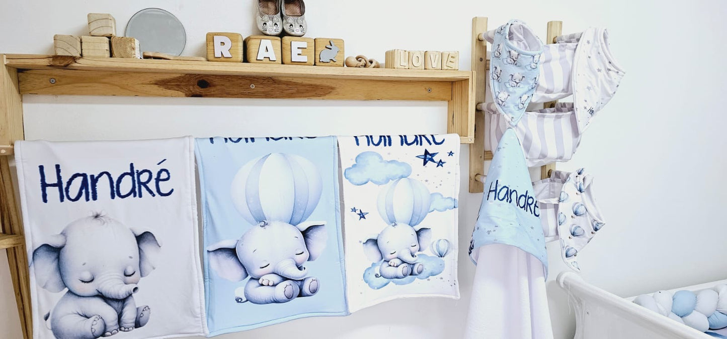 Blue Hot Air Balloon Elephant Combo Deals