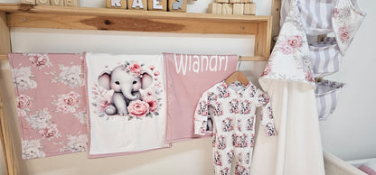 Pink Blossom Elephant Combo