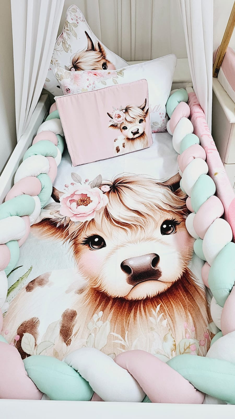 Pink Peony Highland Cow Combo Deal