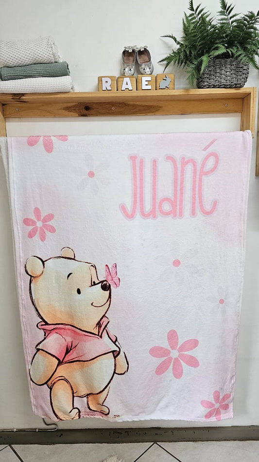 Baby Girl Winnie Fleece Blanket