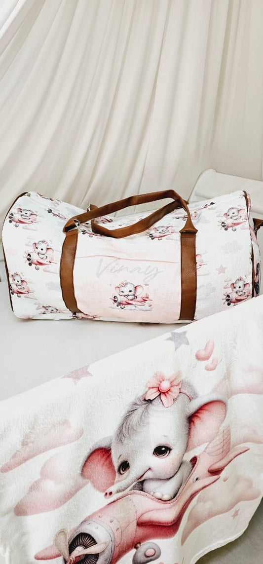 Soft Elephant Hot Air Balloon 
Hospital Bag