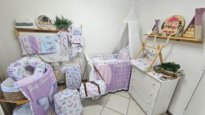 Lavender Butterfly Hospital Bag