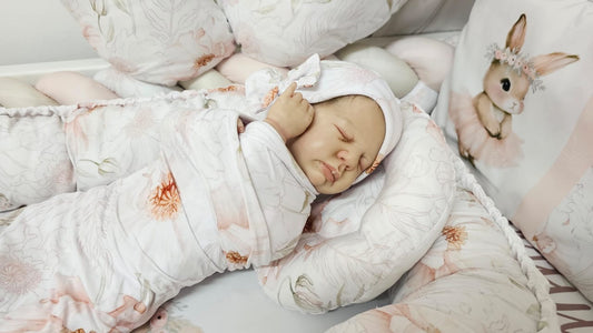 Soft Blossom Neutral Swaddle Set