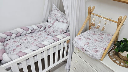 Pink and Grey whimsical floral Combo Deal