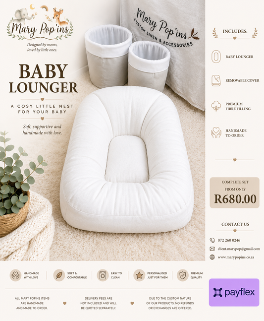 Mary Popins Bbay Lounger Bean bag