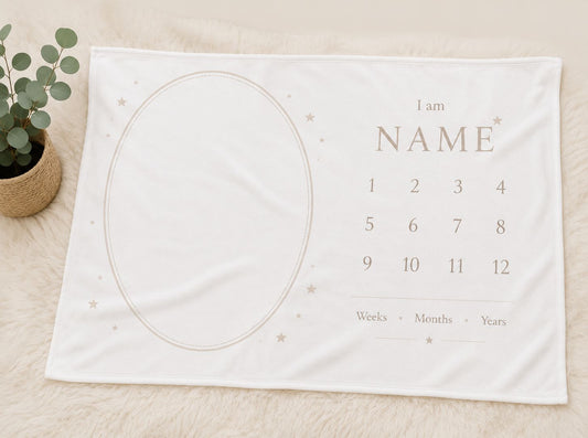 Mary Popins Milestone Blanket, fleece blanket, baby shower gift , cot linen, nursery, Bedding