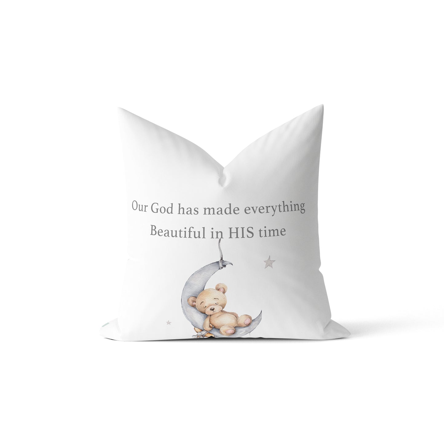 Teddy Sleepy Neutral Pillow 1 image 0