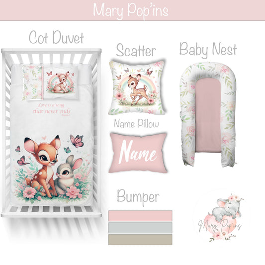 Tickled Pink Bambi Thumper (Deer & Bunny) image 0