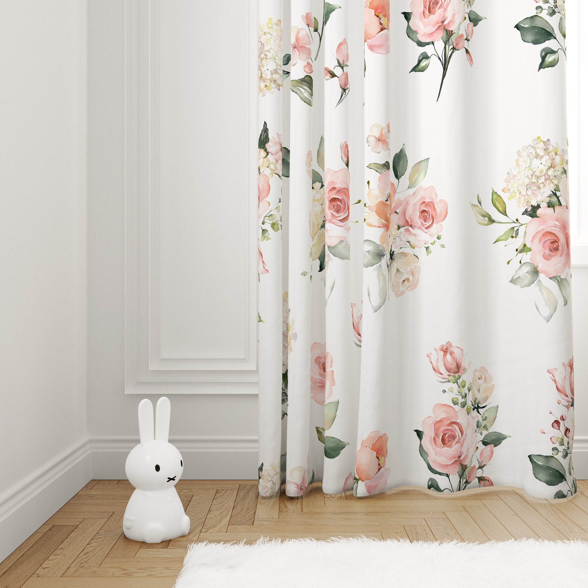 Bunny Blessing Curtains image 0